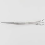 Wazakura 2 in 1 Bonsai Tweezers with Root Rake in Stainless Steel Made in Japan 8.6in (220mm), Professional Bonsai Tool, Japanese Precision Gardening Tongs for Plants