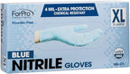 ForPro Disposable Nitrile Gloves, Chemical Resistant, Powder-Free, Latex-Free, Non-Sterile, Food Safe, 4 Mil