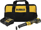 DEWALT 20V MAX XR Cordless Ratchet Set, 3/8" and 1/2" Sealed Head Ratchet, Battery and Charger Included (DCF510GE1)