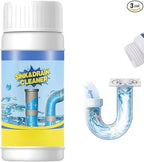 Sink and Drain Cleaner, Multi-functional Pipeline Dredging Agent, Sink Drain Cleaning Powder for Kitchen,Bathroom,Toilet,Pipe Maintenance (3)