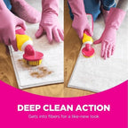 (Pack of 1) Carpet & Upholstery Cleaner, 16.9 fl oz, Dual-Action Stain Remover with Brush and Sponge.