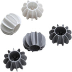 12 Pack Laundry Balls Non-Toxic Reusable Dryer Balls（6 White+6 Gray）