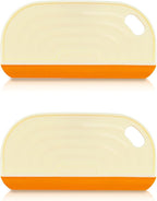 2 PCS Small Handhold Squeegee for Household, Mini Size Silicon Cleaning Scraper with Hanging Design, Water Wiper Scraper for Cleaning Glass Mirror Bathroom Kitchen Countertop (2 pcs, Yellow)