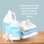 Oil Be Gone Liquid Laundry Detergent – Heavy-Duty Massage Sheet Stain Remover with Brighteners – 1 Gallon, Concentrated Formula