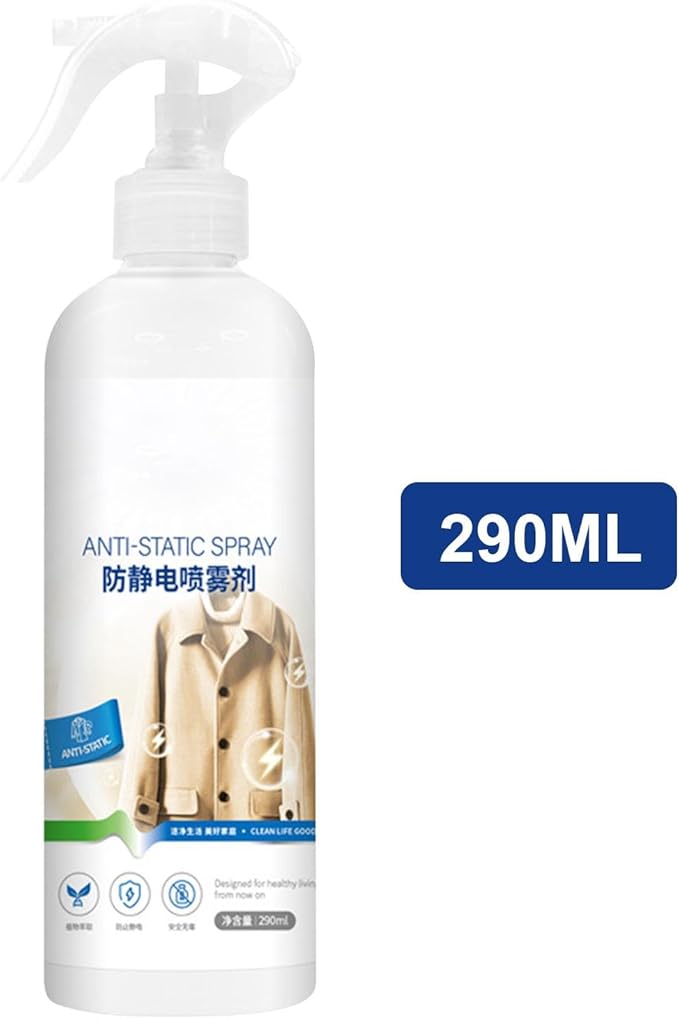 Static Guard Spray - Anti-Static Spray For Clothes, Static Cling Remover Spray | Fabric Spray For Clothes, Static Control Spray For Home, Travel-Friendly Anti-Cling Spray, Easy-to-Use, frash Scent Sta