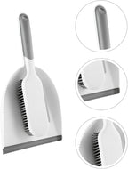 2 Pcs Multi-use Broom and Dustpan Set with Hard Bristles, Mini Cleaning Tools for Home and Kitchen Dust Removal, Practical Handheld Sweeping Accessories