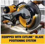 DEWALT Miter Saw, 12-inch Double Bevel Sliding Compound Miter Saw with XPS LED Shadow Light System, Includes Blade Wrench, Material Clamp and Dust Bag (DWS780)