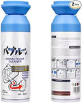 HERIOS Foam Drain Cleaner, Powerful Sink and, Liquid Hair Clog Remover, Foaming for Kitchen Drain, Sinks, Tubs (2 pc, 2, Count)