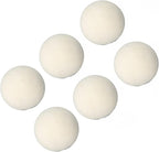 ZJchao 6 Pack Wool Dryer Balls for Laundry High Density Wool Drying Balls Reduce Static Cling Shorten Drying Time Reusable with Softener Alternative for Clothes Baby Delicates (5cm)