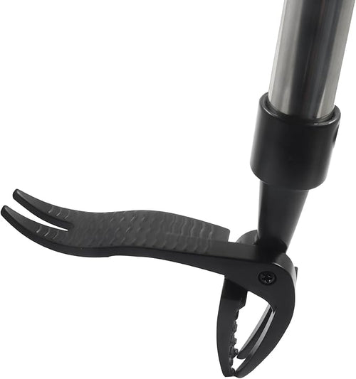 1Pcs Weed Puller, Stand up Weeder Weeding Tool, with Black Claw & Long Silver Metal Handle, 46" Weed Remove Tool for Lawn, Yard & Garden, No Bending or Kneeling Required