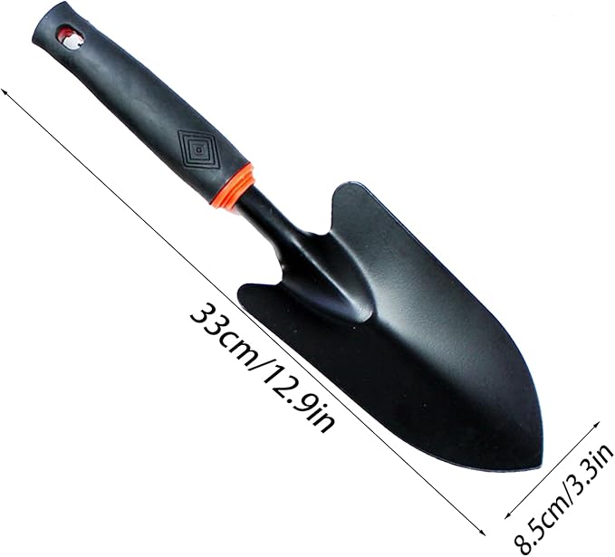 Shovel for Garden | Hand Shovel Garden Trowel, Bend-Proof Hand Shovel with Rubber Handle, Gardening Hand Tools Shovels for Digging Planting Transplanting, Heavy Duty Trowel, Mini Gardening Shovel