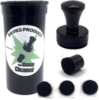 The Glass Cleaner Magnetic Kit | Mini/Small, 9.5 mm Size | For Water Pipes, Vases, Windows, Aquariums and Small & Unique Sizes | Cleans Hard to Reach Stain | Magnet Glass Cleaner | Free Scrubber Pads
