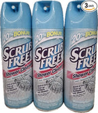 Generic Shower Cleaner with foaming action (Scrub Free) 3pk Aerosol (Morning Sunrise)