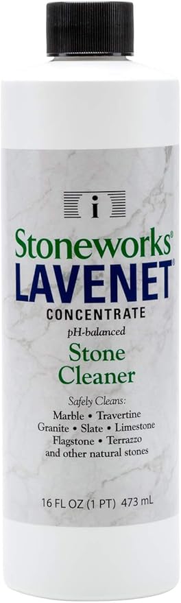 Lavenet Concentrate (1 Pint) pH-balanced cleaner for marble, granite, travertine, limestone, terrazzo, slate, flagstone and other natural stones