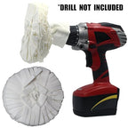 Flitz Buff Ball Pack; 2", 3", 5", 7" Car Buffer Drill Attachment with Self-Cooling Design, Never Burns and No Exposed Hardware, Buff and Polish Any Surface, Machine Washable, Includes All 4 BuffBalls