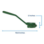 Vikan 42372 Brush,Dish,Scraping Edge,Medium,11",PP/PBT,Green