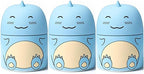 3 PCS Cute Dinosaur-Shaped Toilet Bowl Cleaner Bottle, Automatic Bathroom Toilet Tank Cleaner with Ocean Scent,Septic Toilet Bowl Tablets in Bottles, Automatic Long-Lasting Toilet Cleaner Bottle