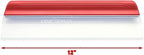 One Pass Classic 12" Waterblade Silicone T-Bar Squeegee Red - Made in USA (Red)