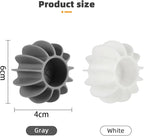 10Pcs Reusable Laundry Balls Scrubbing Balls Gray White Silicone Dryer Balls Washing Machine Ball Fabric Softener Alternative for Clothes Deep Cleaning Anti-Winding