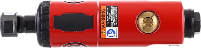 Chicago Pneumatic CP876 - Air Die Grinder Tool, Welder, Woodworking, Automotive Car Detailing, Stainless Steel Polisher, Heavy Duty, Straight, 1/4 Inch (6 mm), 0.3 HP / 220 W - 30000 RPM