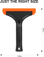 SetSail Shower Squeegee for Glass Doors, Small Squeegee for Shower Glass Door Mini Silicone Squeegee for Window, Door, Bathroom, Mirror, Car Window