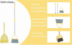 Mini Broom with Dustpan for Kids,Little Housekeeping Helper Set (Light Yellow)