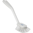 Vikan 42375 Brush,Dish,Scraping Edge,Medium,11",PP/PBT,White