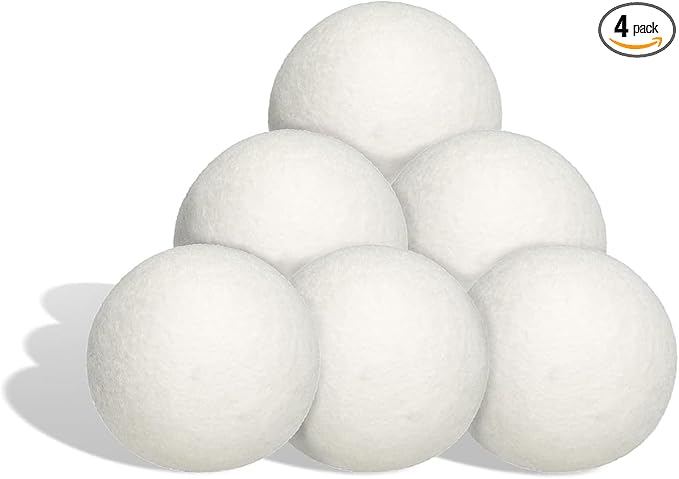 SEDLAV Wool Dryer Balls for Dryer Wool Dryer Balls - Wool Laundry Balls for Dryer, Wool Dryer Balls Laundry Reusable, Natural Reusable Fabric Softener & Wrinkle Reducer – Chemical Free (12)