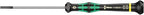 Wera 2035/6 A Kraftform Micro Slotted/Phillips Electronics Screwdriver Set and Rack, 6-Pieces