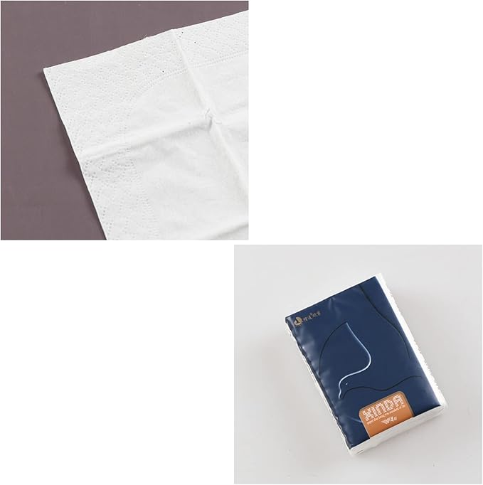 480 Counts Pocket Sized Facial Tissues, 4-Ply Mini Packs Soft Travel Tissues, Portable White Facial Tissue