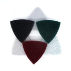 15Pcs Triangle Scouring Pad 90x90x90mm 240 to 800 Grit Heavy Nylon Cleaning Cloth Hook and Loop,240