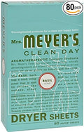 Mrs. Meyer'S Dryer Sheets Basil 80 Sht