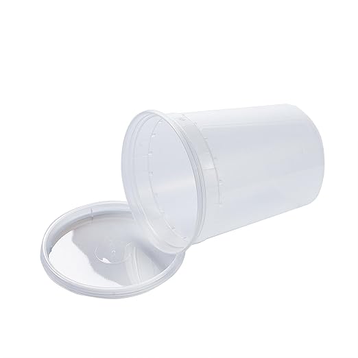 CIAO! 32OZ PP Injection Molded Soup-Deli Container with LLDPE Lid, Microwavable and BPA Free (240/240 combo pack)