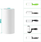 4 inch Lint Roller Refills Only for Scotch-Brite Lint Roller Replacement Refills for Pet Hair Extra Sticky 60 Sheets per Roll Pack of 10 Rolls Total 600 Sheets (Inside Dia. 1-3/4 inch)