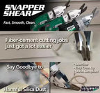 PacTool SS424 Backerboard Shear - Fiber Cement Cutting -Contractor Grade- Professional Power Tools