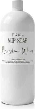 R&W Co. Original Mop Soap – 32 oz Premium Multi-Surface Floor Cleaner, Streak-Free Shine for Tile, Hardwood & Laminate Floors, Non-Toxic, Pet & Skin Safe Gentle Cleaning Formula (Brazilian Waves)