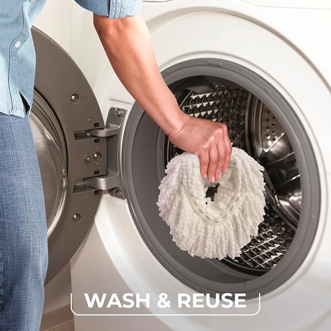 O-Cedar EasyWring Spin Mop Head Refill (Pack of 12)