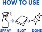 Magic Stuff Instant Stain Remover - Fast-Acting Carpet & Upholstery Cleaner - Removes Food, Wine, Coffee & Pet Stains- Odor-Free, No Rinse, Kid & Pet Safe Formula