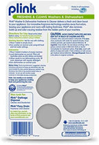 Glisten Washer Magic Washing Machine Cleaner and Deodorizer 2 Bottles and Plink Freshener Tabs 2-Pack