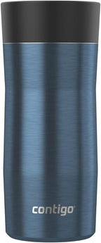 Contigo AUTOSEAL West Loop Vacuum-Insulated Stainless Steel Travel Mug with Easy-Clean Lid 12 oz Blueberry