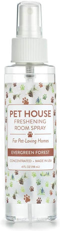 One Fur All Pet Air Freshener 4 OZ Concentrated Room Spray for Pet Odor, Evergreen Forest, Pack of 1