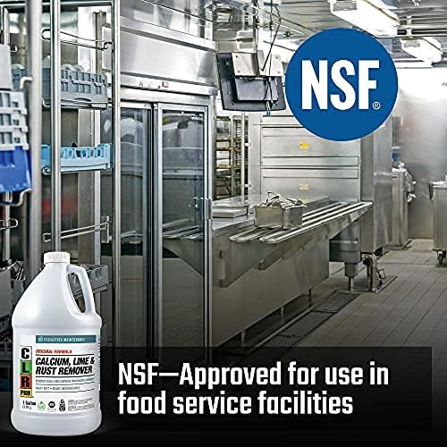 CLR PRO Calcium, Lime and Rust Remover, 1 Gallon Bottle (Pack of 2)