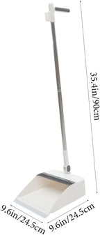 Cabilock 1set Broom and Dustpan Combination Lightweight Easy Storage Essential Home Cleaning Accessory