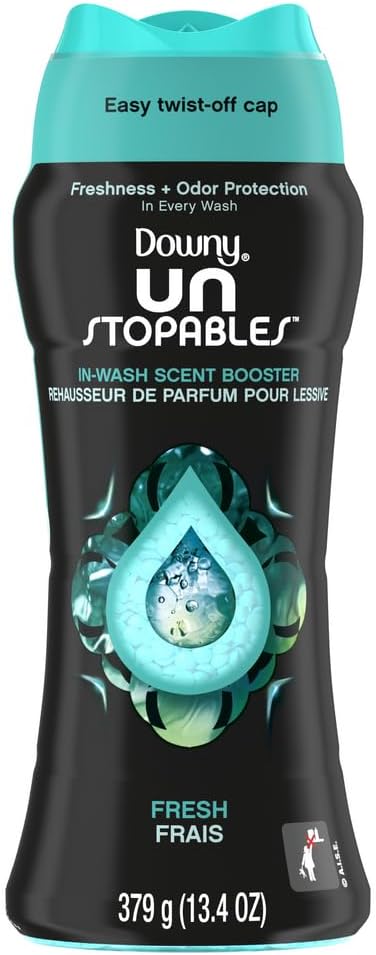 Downy Unstopables In-Wash Laundry Scent Booster Beads, Fresh, 13.4 oz