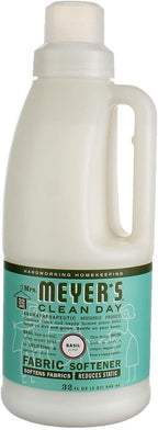 Mrs. Meyer'S Liquid Fabric Softener Biodegradable Basil 32 Oz