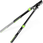 WORKPRO Extendable Anvil Lopper for Gardening, 25-37" Branch Cutter with 1.6" Cutting Capacity, Heavy-Duty Pruning Shear Featuring Gear System for Tree Trimming, Handheld Garden Shear with Sharp Blade
