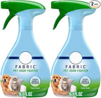 (Pack of 2) Pet Odor Fighter Air Freshener Fabric Spray, Fresh Scent, (16.9 oz x 2 = Total 33.8 oz)
