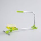Window Cleaner Squeegee, External Window Washer U Shape Window Cleaner Window Squeegee with Long Handle for Car Windshield Tiles Wall Clean (Round Head)