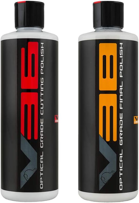 Chemical Guys GAP VKIT 101 V36 Optical Grade Cutting Polish and V38 Final Polish, 16 Ounce, 2 Items