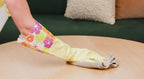 Household Gloves - Latex-Free, Waterproof, Long Cuff, Soft Lining Non-Slip, Adjustable Strap, Multi-Layer Protection, Flexible, Durable, Chemical-Resistant, Reusable for Cleaning (4 Pair)